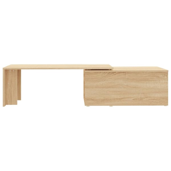 vidaXL sofabord 150x50x35 cm konstrueret træ sonoma-eg