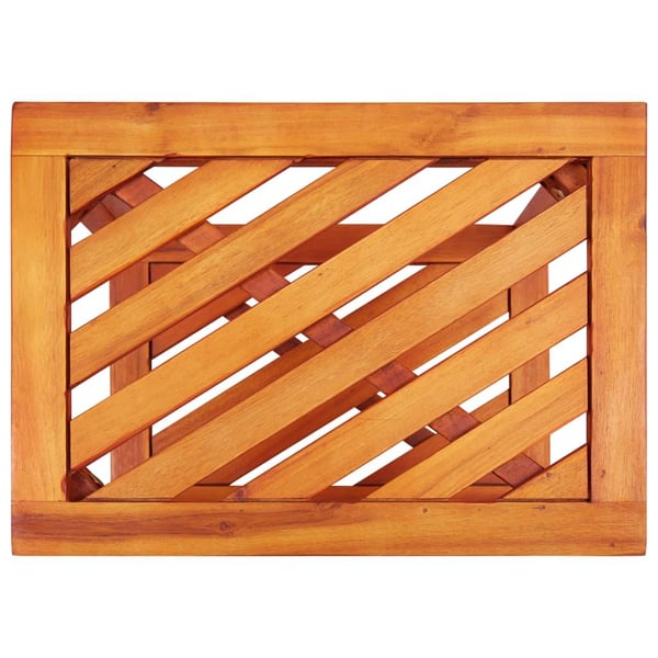 vidaXL Sidebord heltre akasie 45x33x45 cm