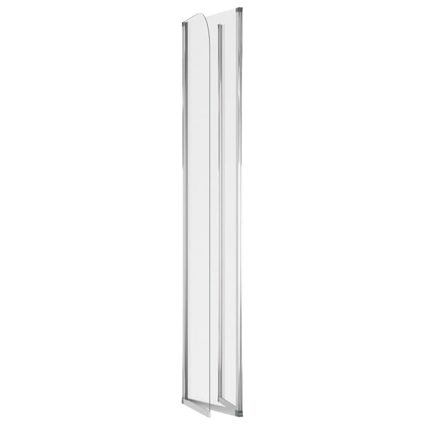 vidaXL Badekarvegger 2 stk 104x130 cm herdet glass gjennomsiktig
