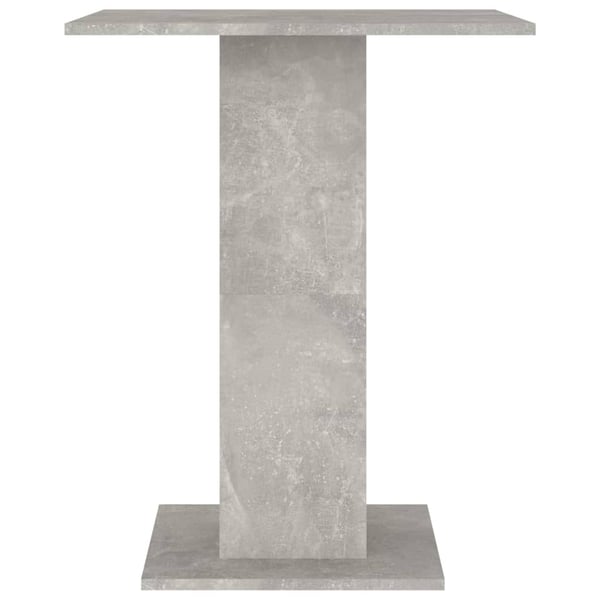 vidaXL Bistrobord betonggrå 60x60x75 cm konstruert tre