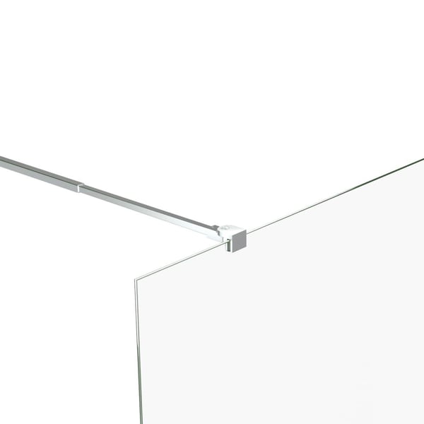 vidaXL Støttearm for dusjdør rustfritt stål 70-120 cm