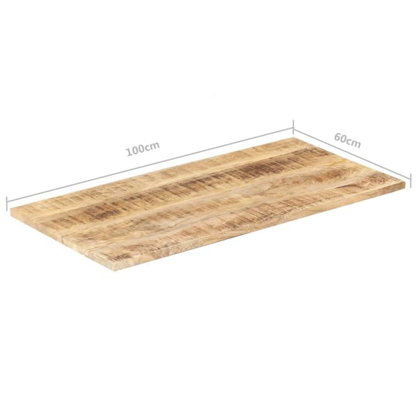 vidaXL Bordplate heltre mango 25-27 mm 100x60 cm