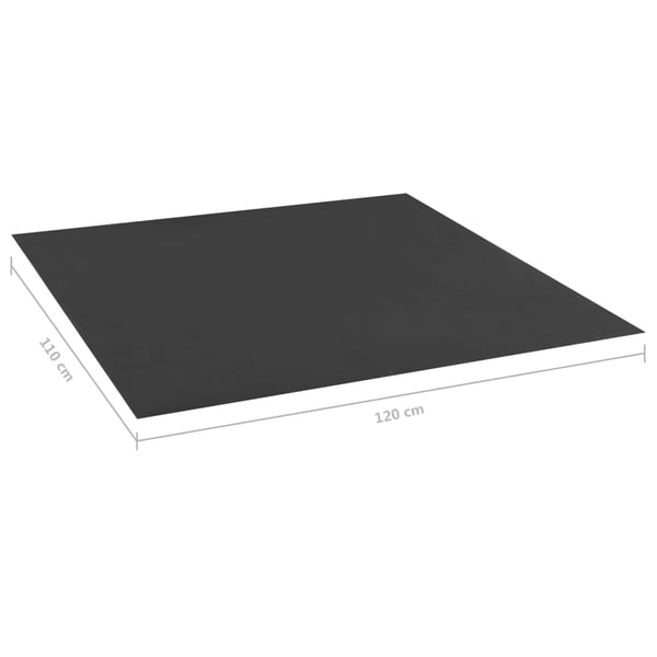 vidaXL sandkassedug 120x110 cm sort