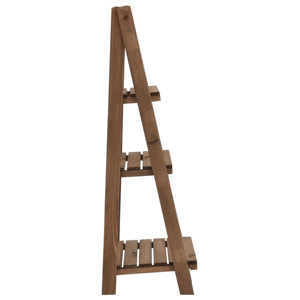 vidaXL Blomsterstativ 3 etasjer med tavle 40x30x90 cm heltre gran