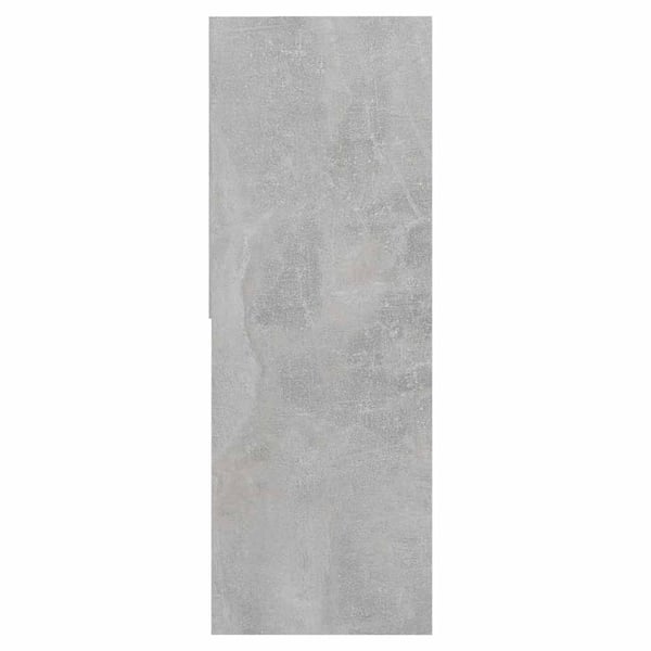 vidaXL Bokhylle betonggrå 67x24x161 cm sponplate