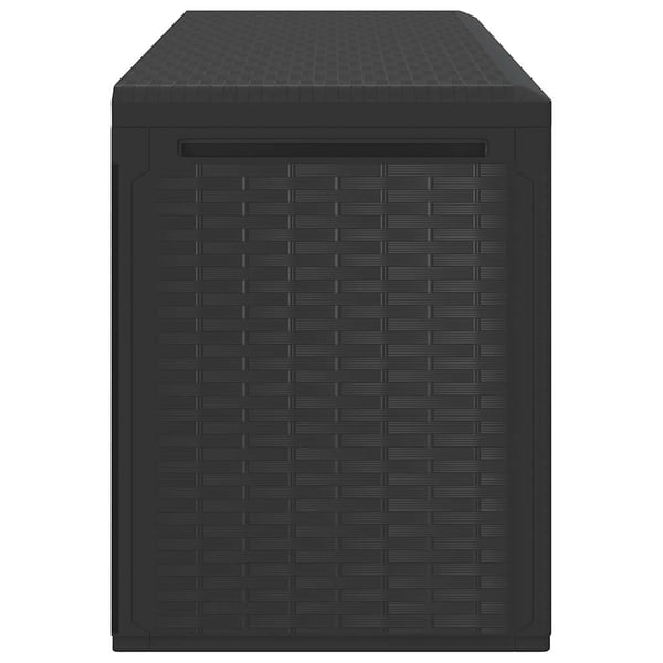 vidaXL Putekasse antrasitt 114x47x60 cm