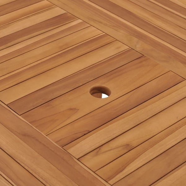 vidaXL Hagebord 150x76 cm heltre teak