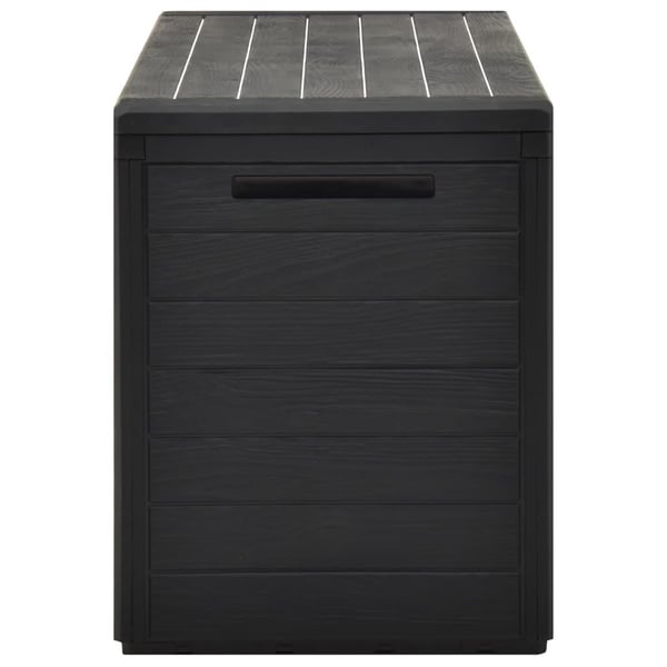 vidaXL opbevaringskasse til haven 116x44x55 cm antracitgrå
