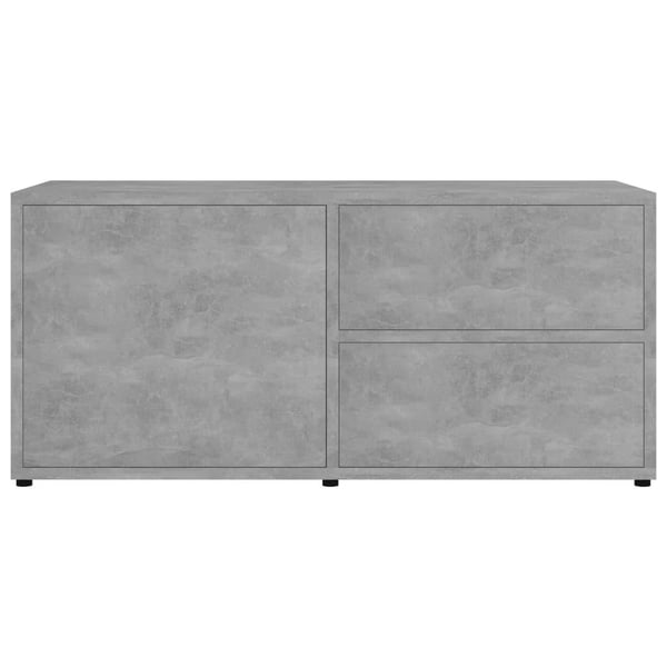 vidaXL tv-skab 80x34x36 cm spånplade betongrå