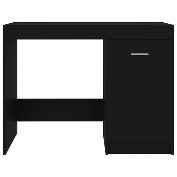 vidaXL Työpöytä musta 100x50x76 cm lastulevy