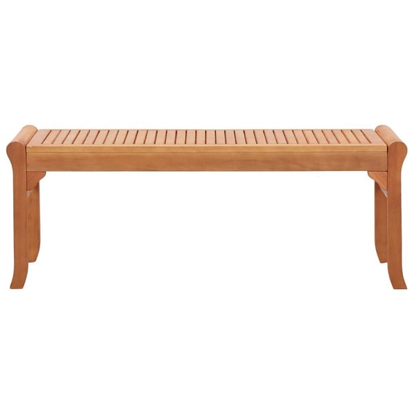 vidaXL Hagebenk 2-seters 120 cm heltre eukalyptus