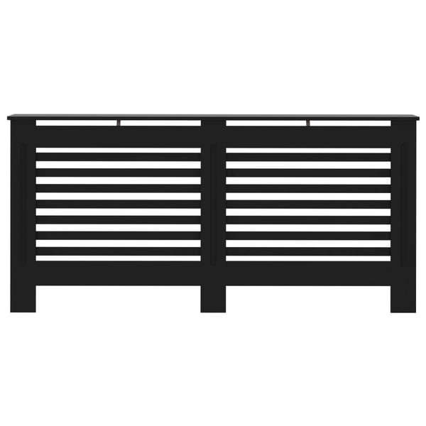 vidaXL radiatorskjuler 172x19x81,5 cm MDF sort