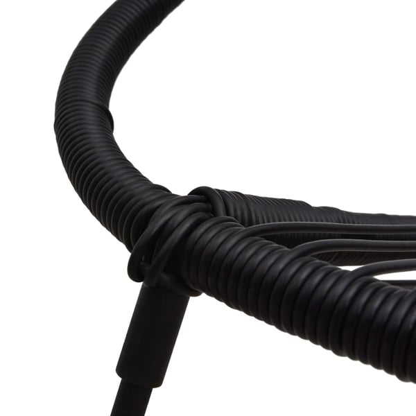 vidaXL havestole 2 stk. polyrattan sort