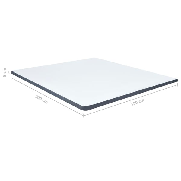 vidaXL topmadras til seng med boxmadras 200x180x5 cm