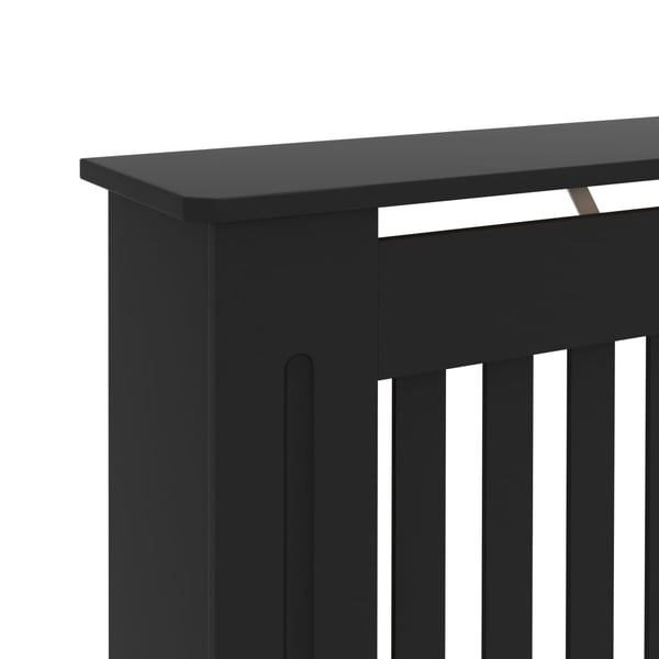 vidaXL radiatorskjuler 152x19x81,5 cm MDF sort
