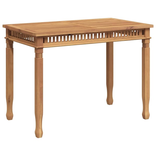 vidaXL Spisebord til hage 120x65x80 cm heltre teak