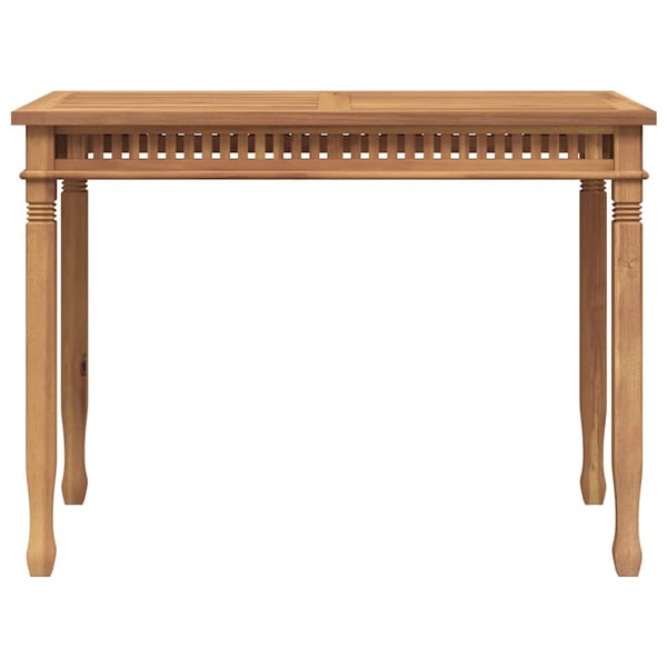 vidaXL Spisebord til hage 120x65x80 cm heltre teak