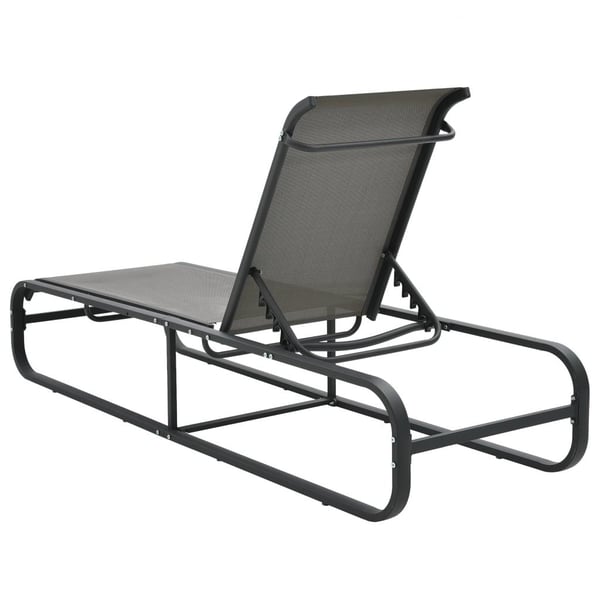 vidaXL liggestol aluminium og textilene