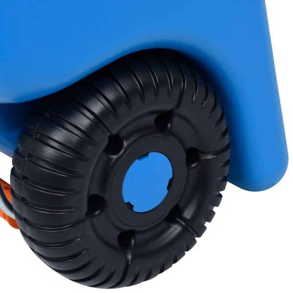 vidaXL Vanntank med hjul for camping 25 L blå