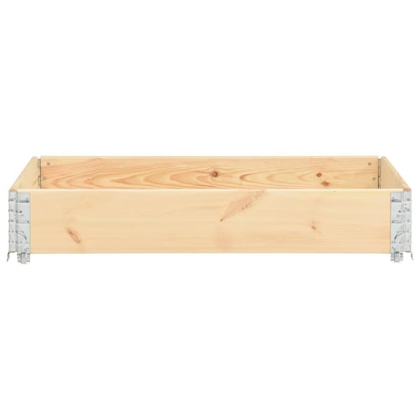 vidaXL Høybed 80x120 cm heltre furu