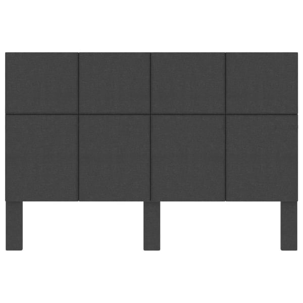 vidaXL sengegavl 160x200 cm stof mørkegrå