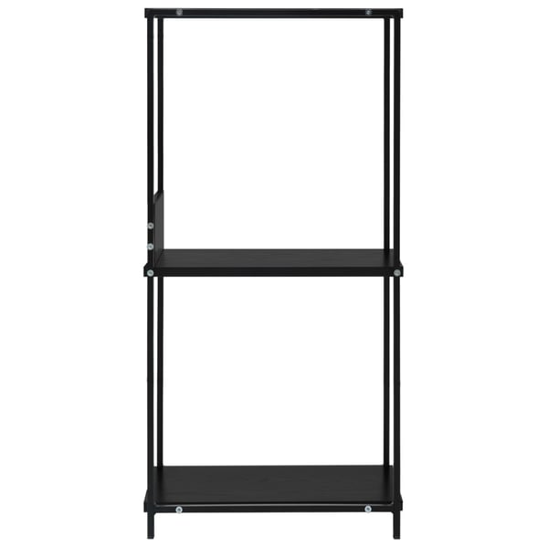 vidaXL lille Bogreol/reol 33,5x39,6x79,7 cm konstrueret træ sort change