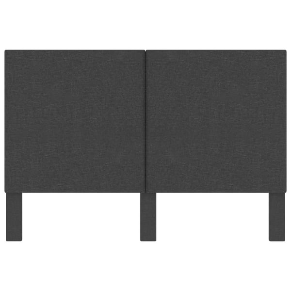vidaXL sengegavl 160x200 cm stof mørkegrå