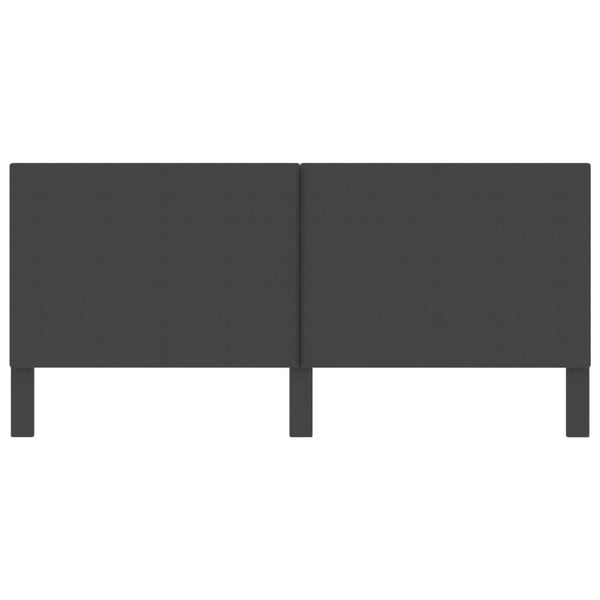 vidaXL sengegavl 200x200 cm stof mørkegrå