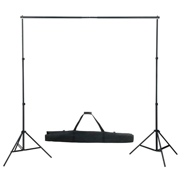 vidaXL Fotostudiosett med softbokslys og bakgrunn