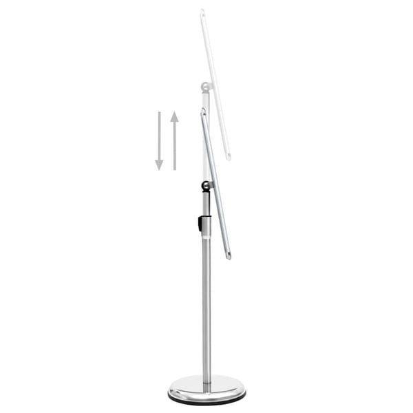 vidaXL Skyltställ A3 silver aluminiumlegering
