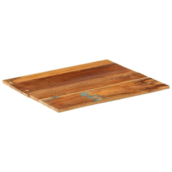 vidaXL Firkantet bordplate 60x60 cm 15-16 mm gjenvunnet heltre