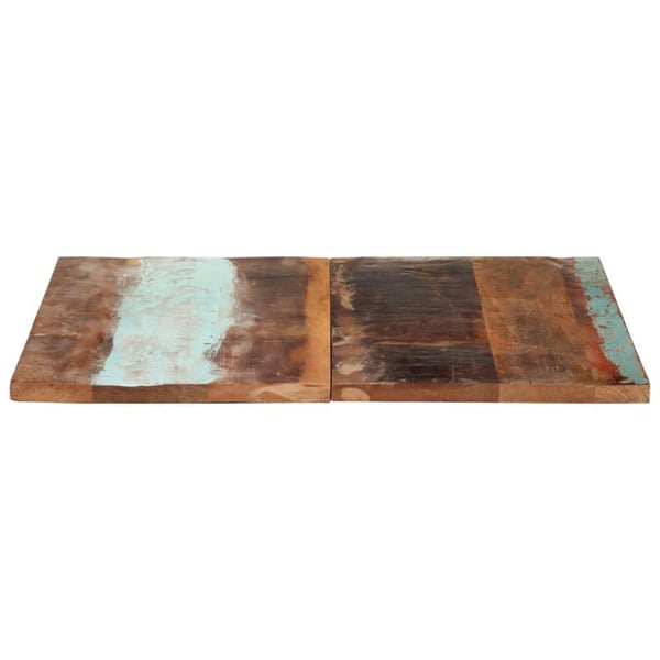 vidaXL Firkantet bordplate 80x80 cm 25-27 mm gjenvunnet heltre