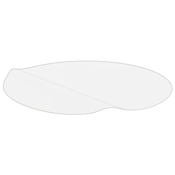 vidaXL Pöytäsuoja läpinäkyvä Ø 80 cm 2 mm PVC