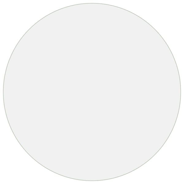 vidaXL Pöytäsuoja matta Ø 80 cm 1,6 mm PVC