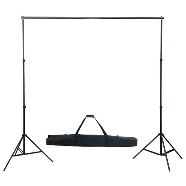 vidaXL Fotostudiosett med lyssett og bakgrunn