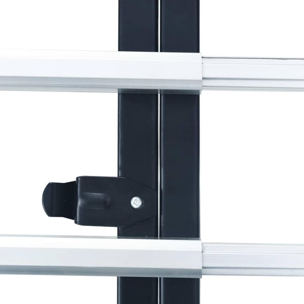 vidaXL Sammenleggbar transportvogn 150 kg aluminium sølv