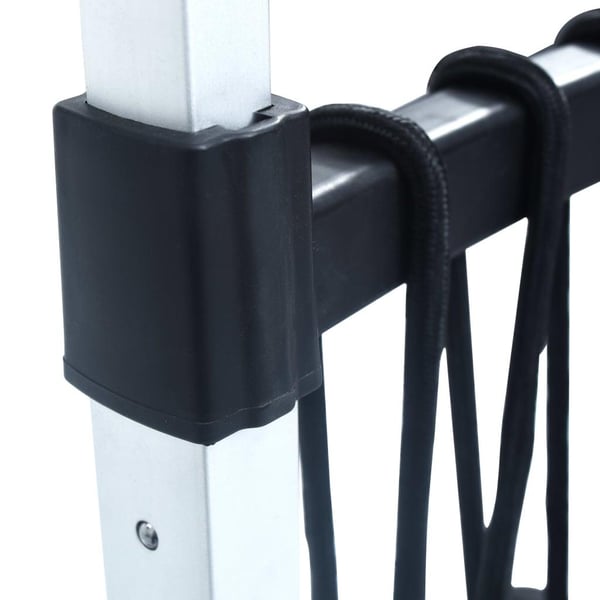 vidaXL Sammenleggbar trappetralle 70 kg aluminium sølv