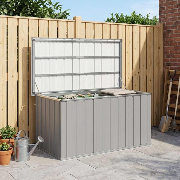 vidaXL Dynbox grå 129x67x65 cm