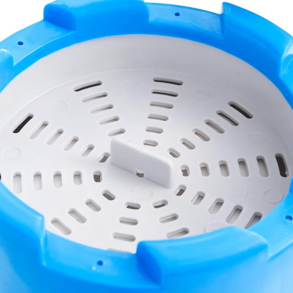 vidaXL Overflaterenser til basseng med pumpe og adapter 16 cm plast