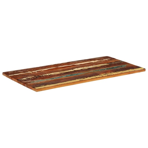 vidaXL rektangulær bordplade 60x120 cm 25-27 mm massivt genbrugstræ