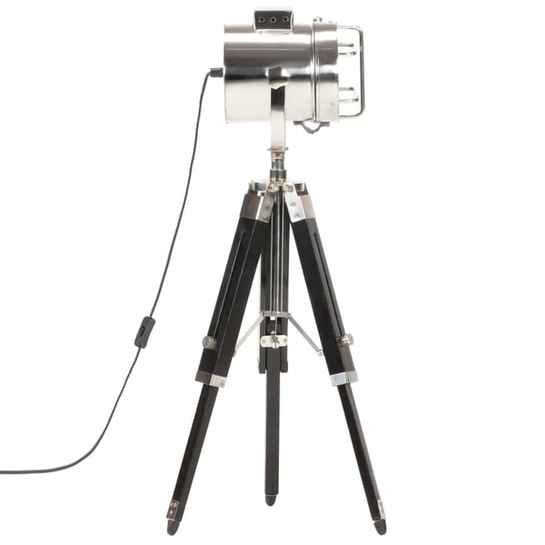 vidaXL Gulvlampe med stativ heltre mango 69 cm svart