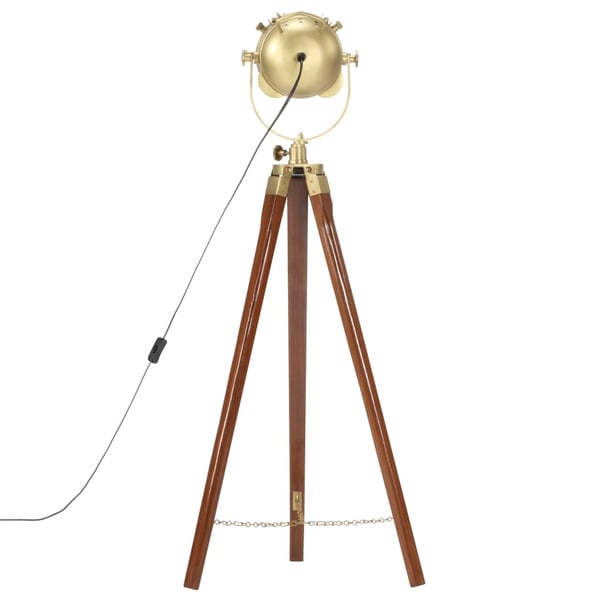 vidaXL Gulvlampe med stativ heltre mango 97 cm