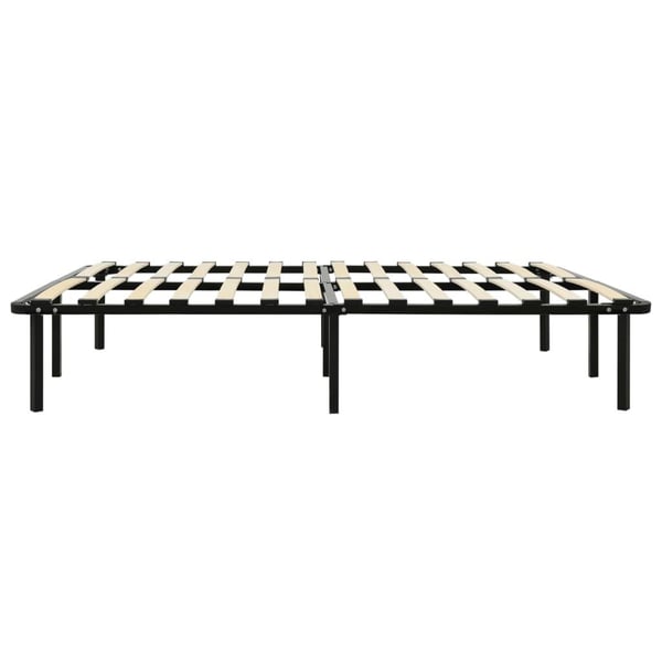 vidaXL Seng/Sengeramme svart metall 120x200 cm change1
