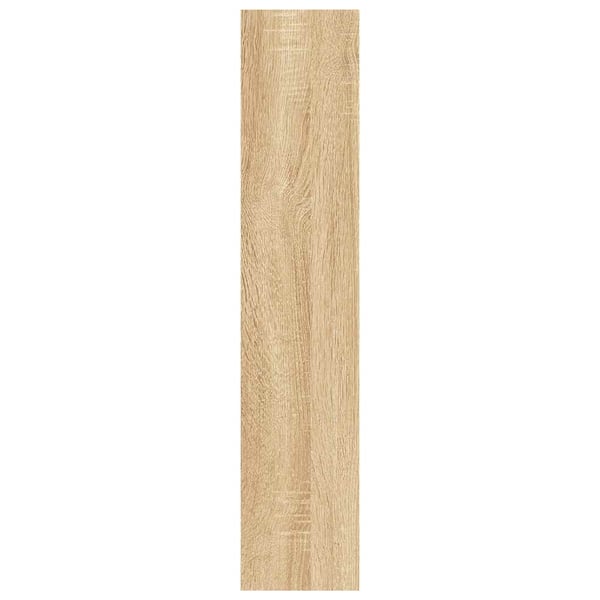 vidaXL Vegghylle sonoma eik 90x16x78 cm konstruert tre