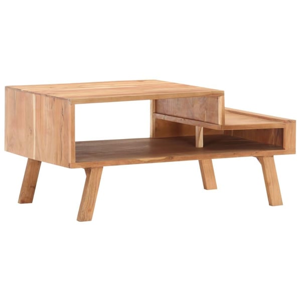 vidaXL sofabord 100x50x45 cm massivt akacietræ