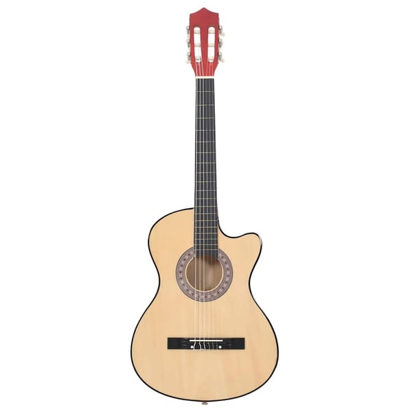 vidaXL Western akustisk cutaway gitar med 6 strenger 38" lind