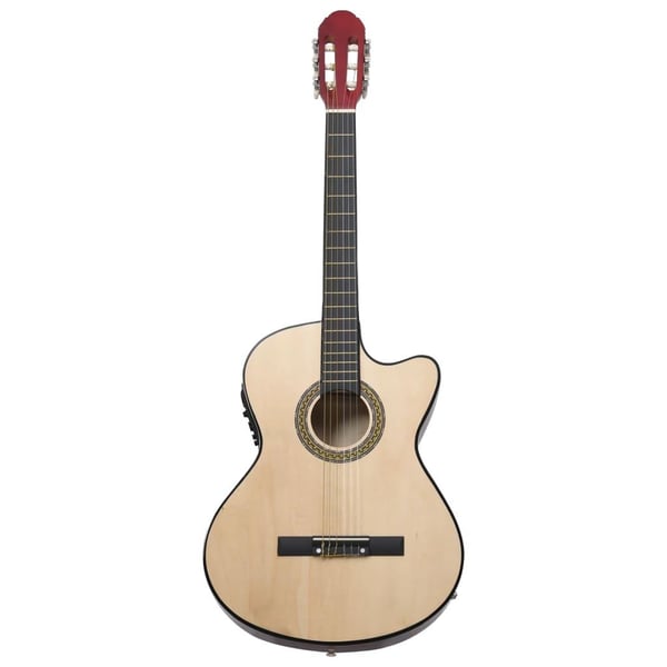 vidaXL Western klassisk cutaway gitar med equalizer og 6 strenger