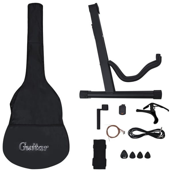 vidaXL Western gitarsett 12 deler med equalizer og 6 strenger