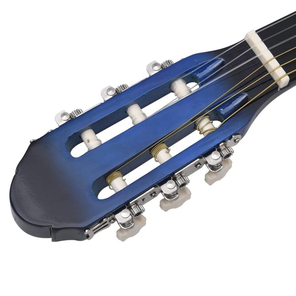 vidaXL klassisk guitar til begyndere 4/4 39 lindetræ blå