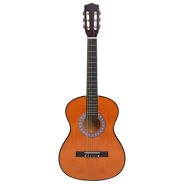 vidaXL klassisk guitarsæt til børn og begyndere 8 dele 3/4 36"